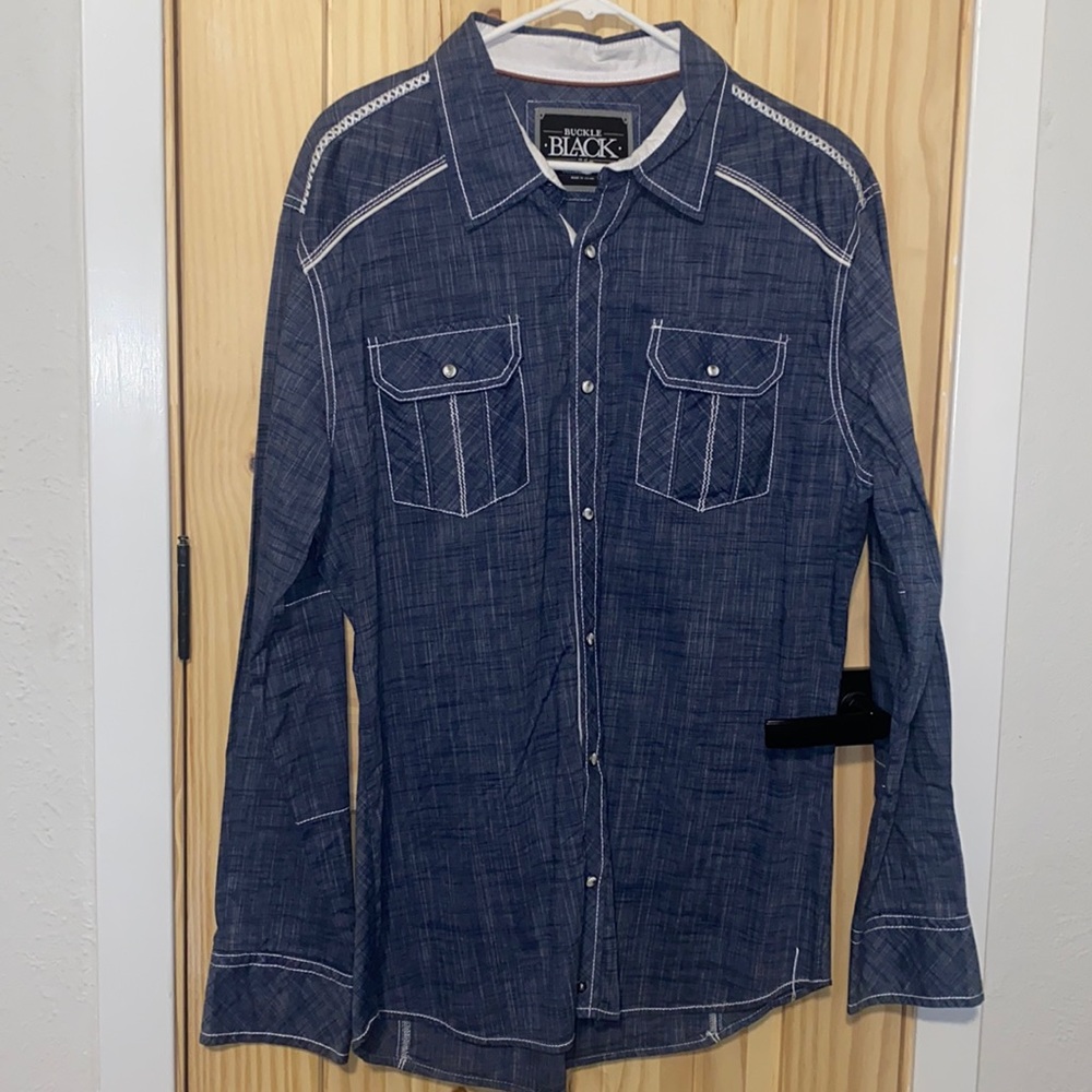 Buckle BLACK button down XLT